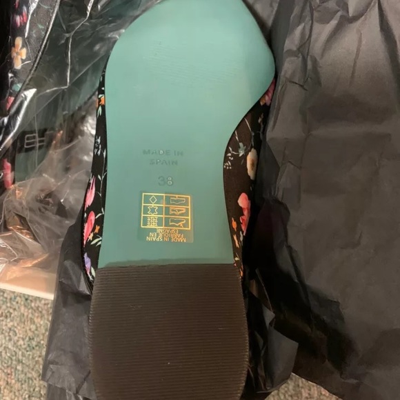 Anthropologie new shoes LAB tasseled slides 38/7,5 - Picture 3 of 6